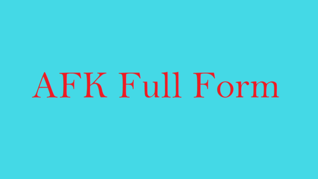 AFK Meaning: What Does AFK Mean and Stand for? • 7ESL