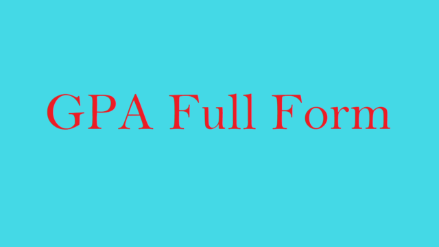 GPA Full Form