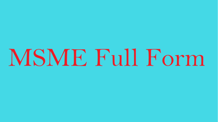 MSME Full Form - Full Form - Short Form